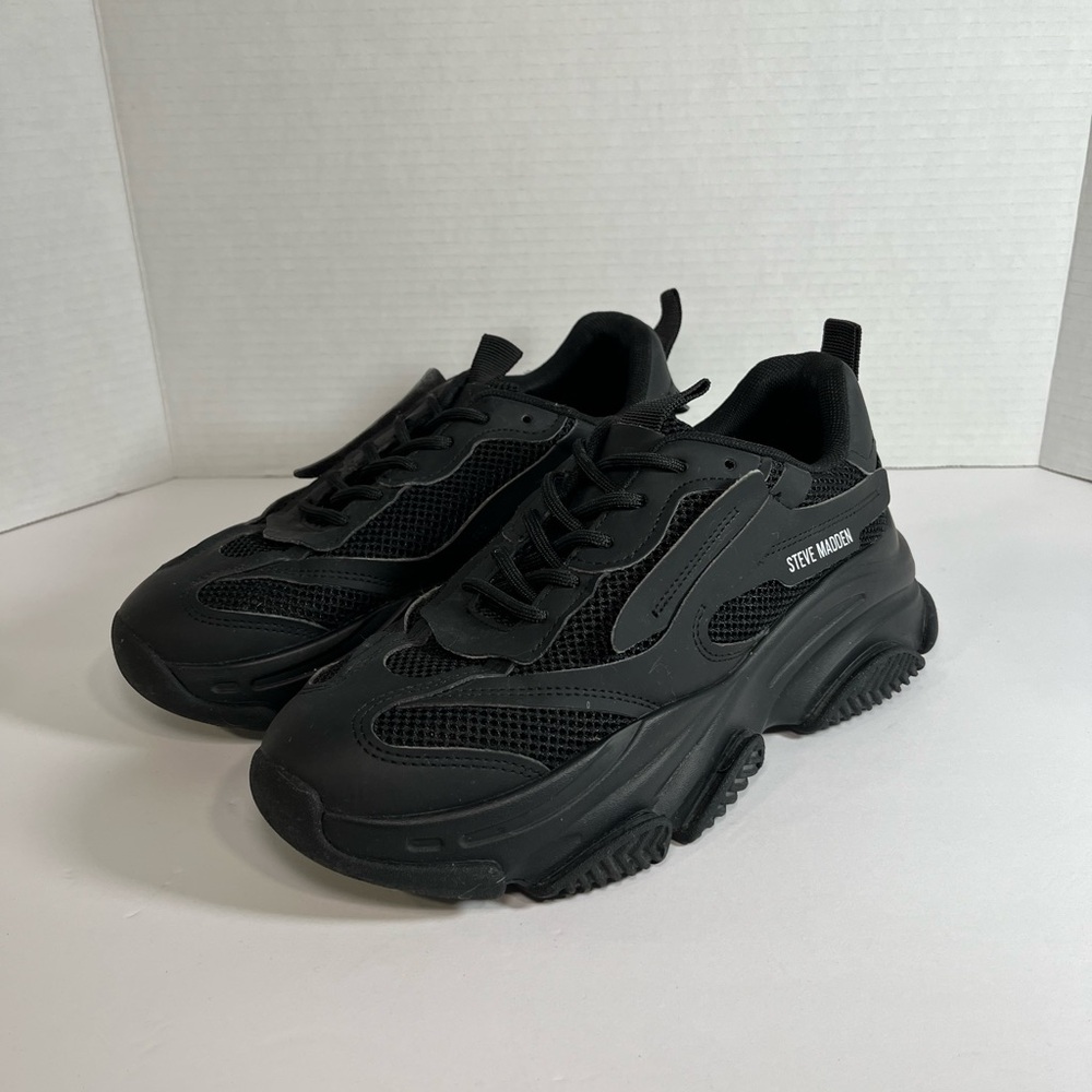 Steve Madden Black Athletic Sneakers